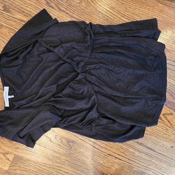 Frame modal spandex black babydoll top small - Picture 2 of 3